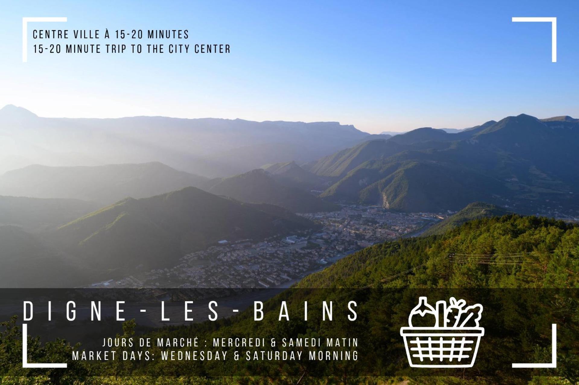 Les Eaux Chaudes Digne-les-Bains Exterior foto